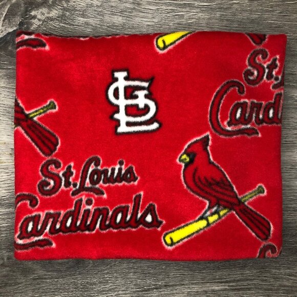 MLB St Louis Cardinals Baseball gaiter neckwarmer fleece Scarf Tube Earmuff cowl - Picture 1 of 9
